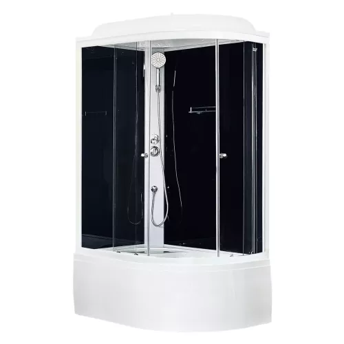 Душевые кабины и сауны: Душевая кабина Royal Bath RB8120BK5 1 в магазине Акватория