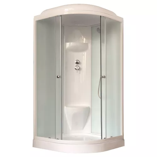Душевые кабины и сауны: Душевая кабина Royal Bath RB100HK6-WC  100*100 матовое 1 в магазине Акватория