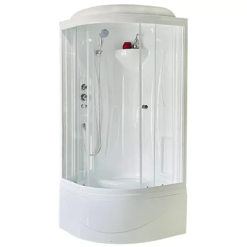 Душевые кабины и сауны: Душевая кабина Royal Bath  RB 90BK  прозрачное 1 в магазине Акватория