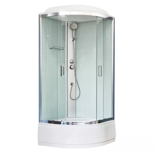 Душевые кабины и сауны: Душевая кабина Royal Bath  RB90CK5-WT-CH   90х90 1 в магазине Акватория