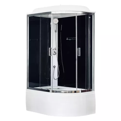 Душевые кабины и сауны: Душевая кабина Royal Bath  RB8120BK5-BT-CH  120*80 1 в магазине Акватория
