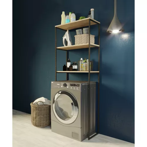 Мебель для ванной: Шкаф 1Marka Grunge Loft над стир. машиной 170*65, дуб вотан 1 в магазине Акватория