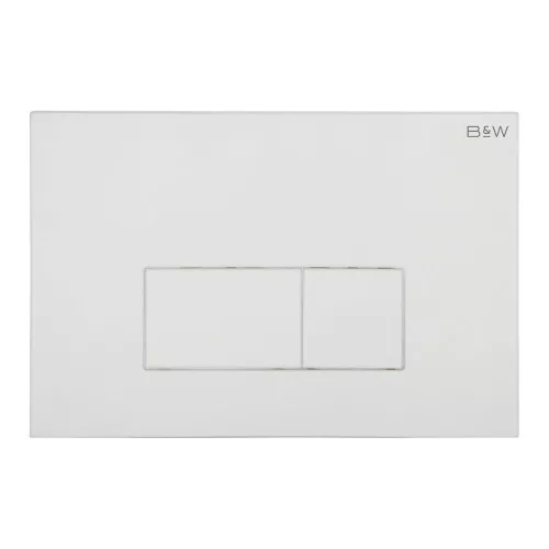 Санфаянс: Клавиша смыва Black&White WPI-09541 серый глянцевый 1 в магазине Акватория