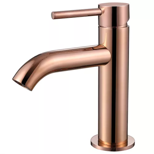 Смесители: Смеситель ABBER Wasser Kreis AF8110RG для раковины, розовое золото 1 в магазине Акватория