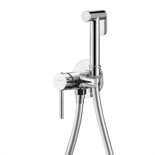 Смесители: Смеситель ABBER Wasser Kreis AF8125 с гигиеническим душем, хром 1 в магазине Акватория
