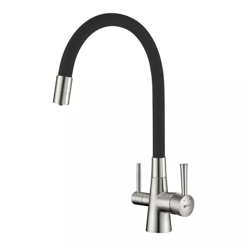 Смесители: Смеситель Lemark Comfort LM3075BN-Black для кухни  с подкл. к фильтру с питьевой водой 1 в магазине Акватория