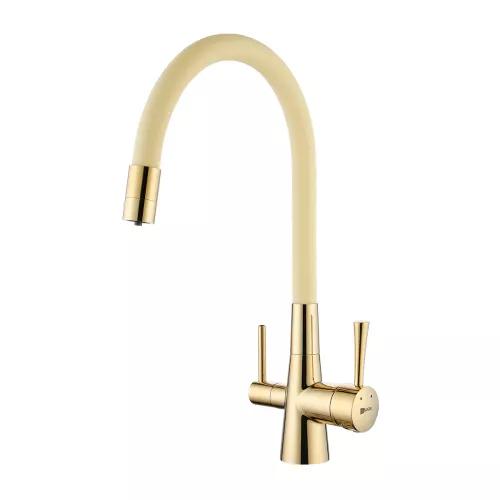 Смесители: Смеситель Lemark Comfort LM3075G-Beige для кухни с подключением к фильтру с питьевой водой 1 в магазине Акватория