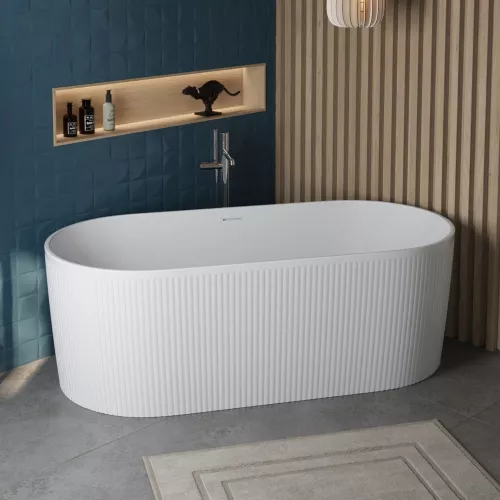 Ванны: Акриловая ванна BELBAGNO BB411-1700-800-MATT, белая матовая 1 в магазине Акватория