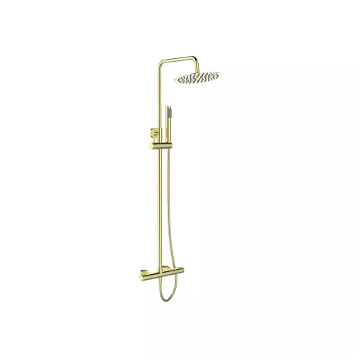 Душевые системы: Душевая стойка BelBagno UNO UNO-DOCM-ORO 1 в магазине Акватория