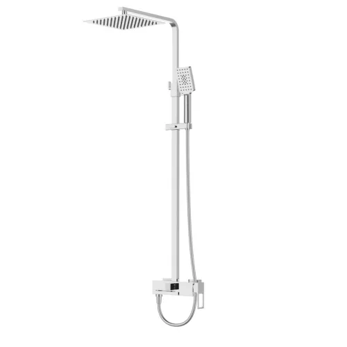 Душевые системы: Душевая стойка BelBagno LUCE LUC-VSCM-CRM 1 в магазине Акватория