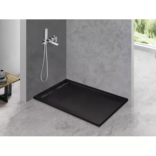 Душевые ограждения: Поддон из искусственного мрамора CEZARES TRAY-AS-AH-120/90-30-NERO 1 в магазине Акватория