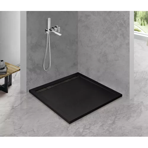 Душевые ограждения: Поддон из искусственного мрамора CEZARES TRAY-AS-A-30-NERO 1 в магазине Акватория