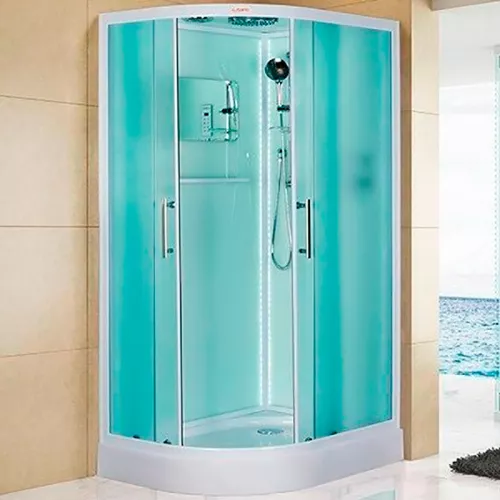 Душевые кабины и сауны: Душевая кабина Esbano ES-L115CR  L/R с крышей и LED освещением 85х115 1 в магазине Акватория