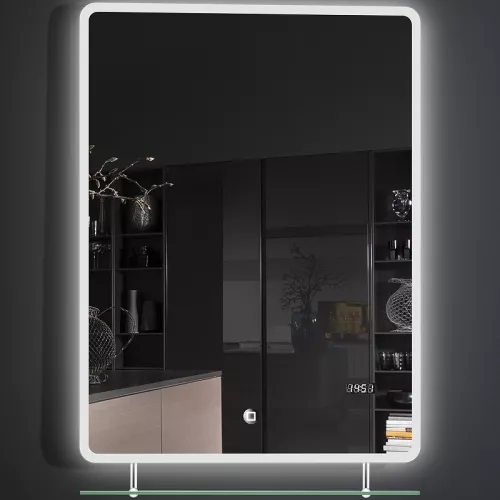 Мебель для ванной: Зеркало со встроенной подсветкой Esbano ES-2073 HDSA 60x80(с полочкой) 1 в магазине Акватория