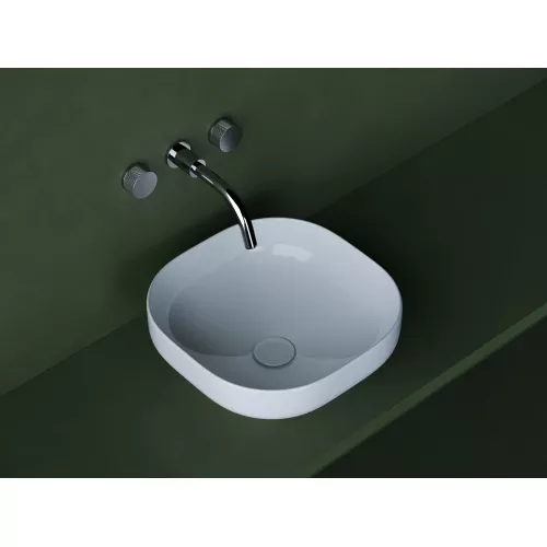 Санфаянс: Ceramica Nova Умывальник чаша накладная квадратная Element 380*380*150мм 1 в магазине Акватория