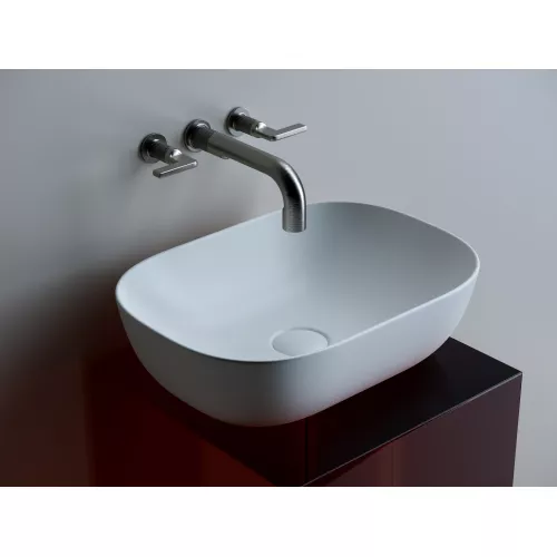 Санфаянс: Умывальник чаша Ceramica Nova накладная (Белый Матовый) Element 455*325*135мм 1 в магазине Акватория