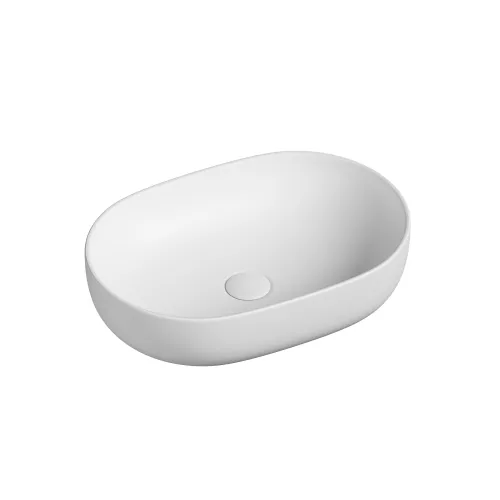 Санфаянс: Умывальник чаша Ceramica Nova накладная овальная (цвет Белый Матовый) Element 600*415*135мм 1 в магазине Акватория