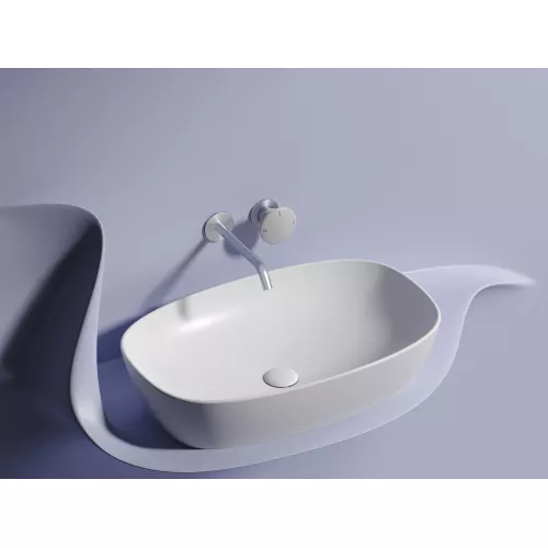 Санфаянс: Умывальник чаша Ceramica Nova накладная овальная (цвет Белый Матовый) Element 600*380*138мм 1 в магазине Акватория