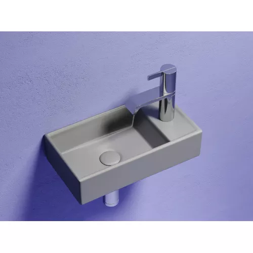 Санфаянс: Умывальник подвесной Ceramica Nova L/R, антрацит матовый Element 407*217*100 1 в магазине Акватория