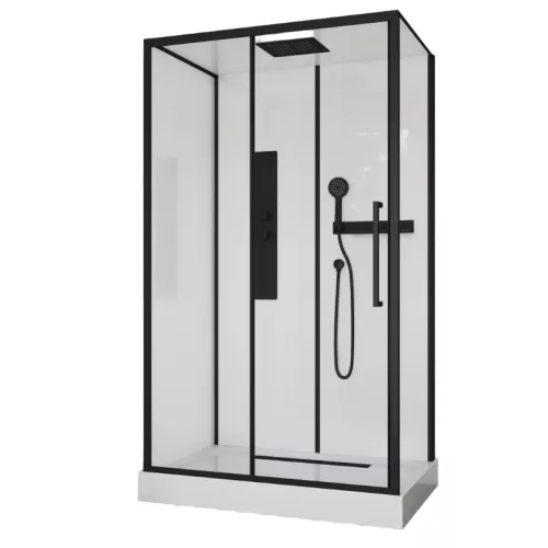 Душевые кабины и сауны: Кабина AMI120 душевая Ceruttispa (120x80x210) 1 в магазине Акватория