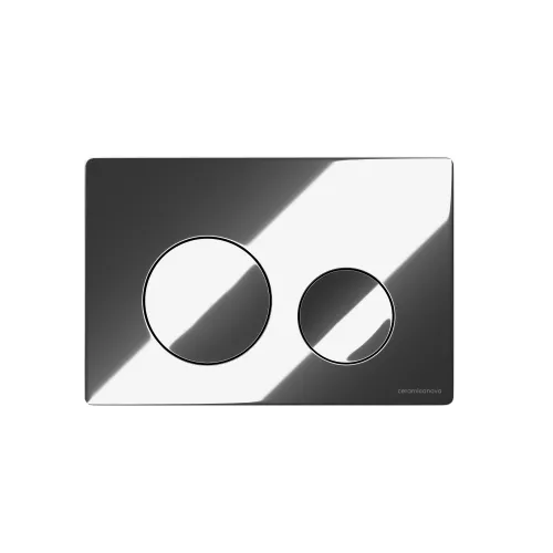Санфаянс: Кнопка смыва CERAMICANOVA Balance, клавиши Circle, цвет хром глянцевый, арт. CN12-001CH 1 в магазине Акватория
