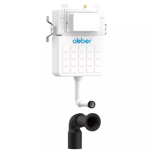 Санфаянс: Смывной бачок скрытого монтажа ABBER AC0104 для приставного унитаза 1 в магазине Акватория