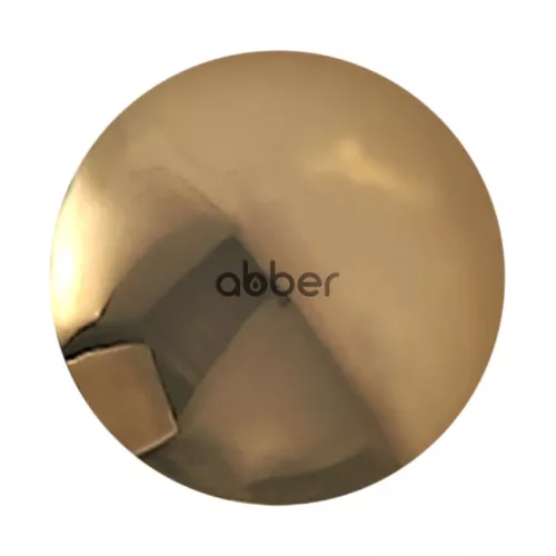 Водоотведение: Накладка на слив для раковины ABBER AC0014GG золото, керамика 1 в магазине Акватория