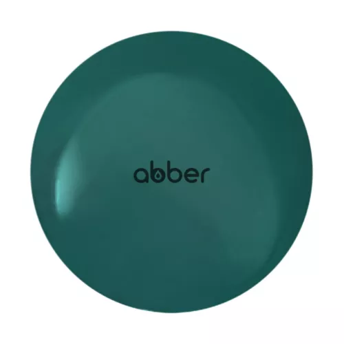Водоотведение: Накладка на слив для раковины ABBER AC0014MBG темно зеленая, керамика 1 в магазине Акватория