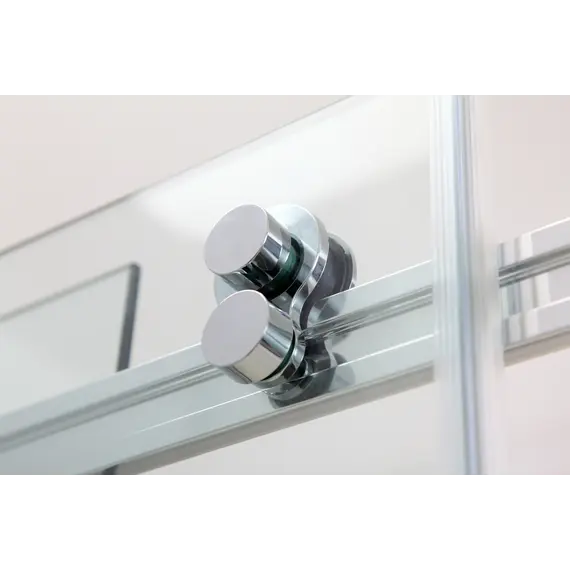 Душевой угол   Black & White S202  прозрачное/хром