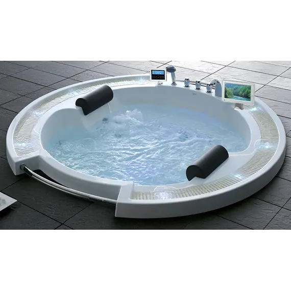 Акриловая гидромассажная ванна Gemy G9060  210*210