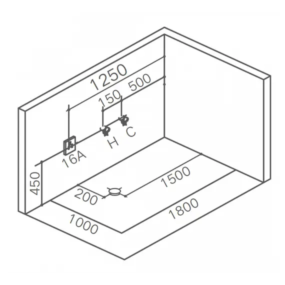 Акриловая гидромассажная ванна Gemy G9258  180*100