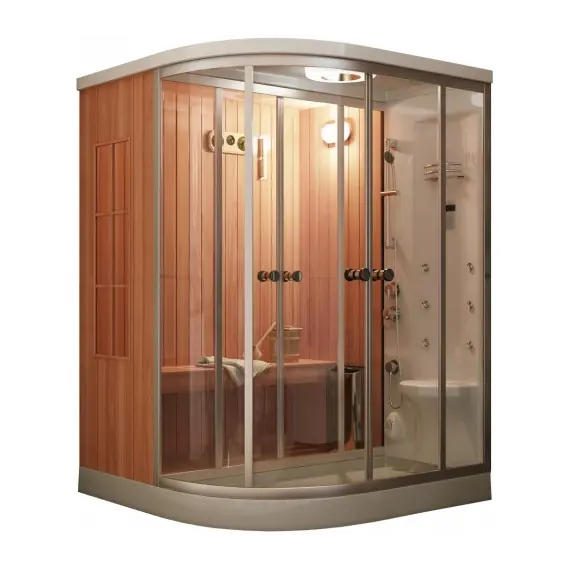 Кабина с финской сауной FRANK серия 900, с печкой Harvia, левая/правая