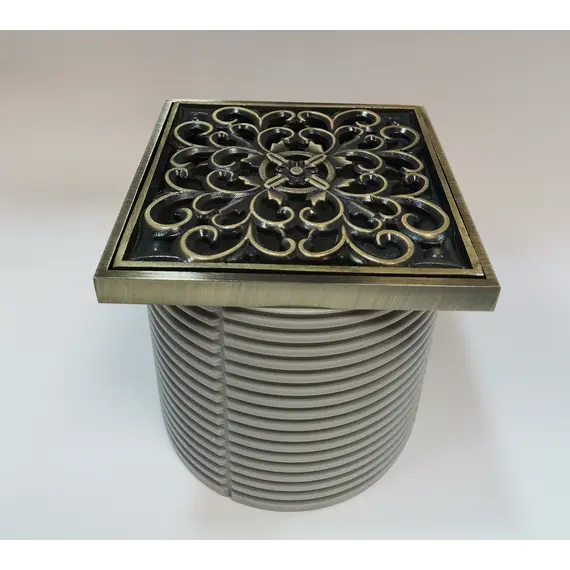 Насадка с рамкой и дизайн-решеткой Узоры Bronze De Luxe