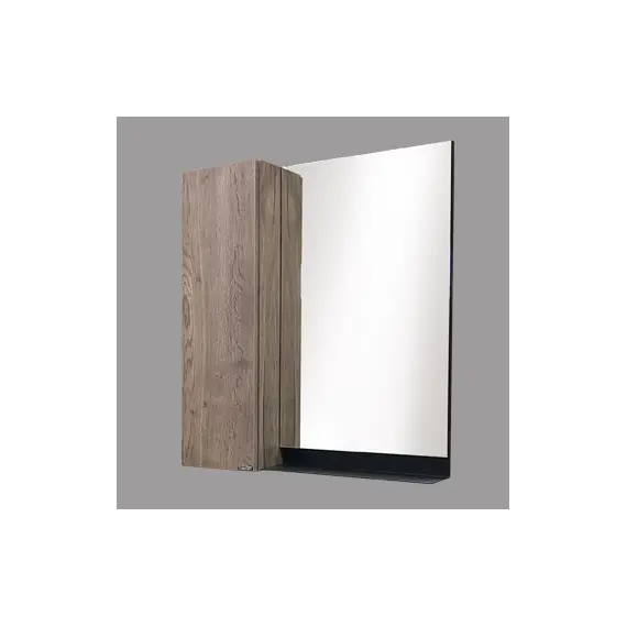 Зеркало-шкаф Comforty Кёльн, цвет дуб темный