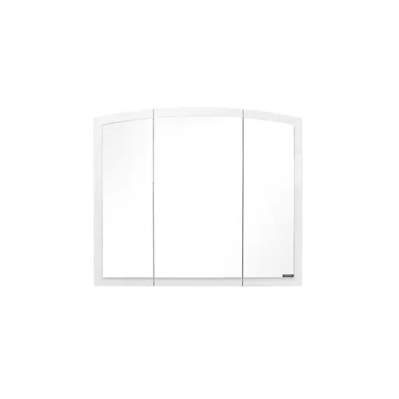 COMFORTY. Зеркало-шкаф "Палини-100" белый глянец