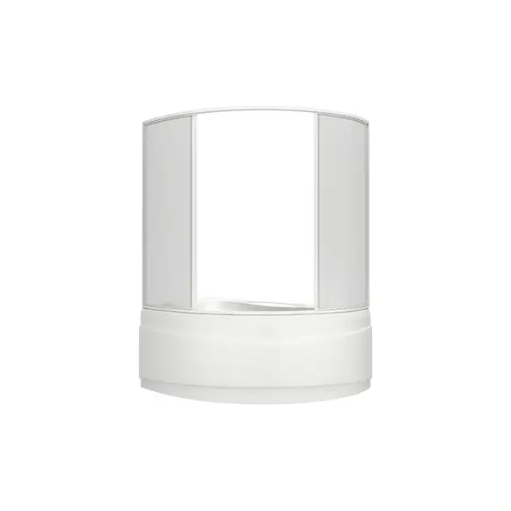 Шторка для ванны BAS Вектра 150х145 для асимметричных ванн