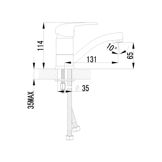 Смеситель Lemark Pramen LM3307C для раковины