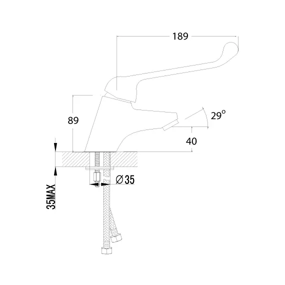 Смеситель Lemark Project LM4606C для раковины