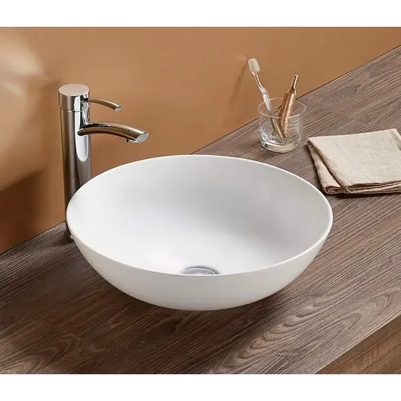 Раковина накладная круглая CeramaLux 104