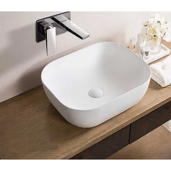 Раковина накладная прямоугольная CeramaLux 78104/78105