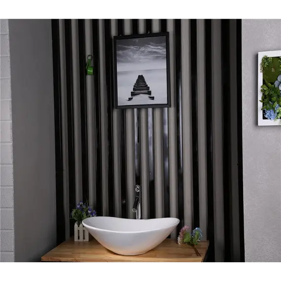 Раковина накладная овальная CeramaLux 7811