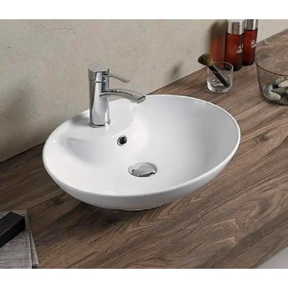 Раковина накладная овальная CeramaLux серия N 78197/7025