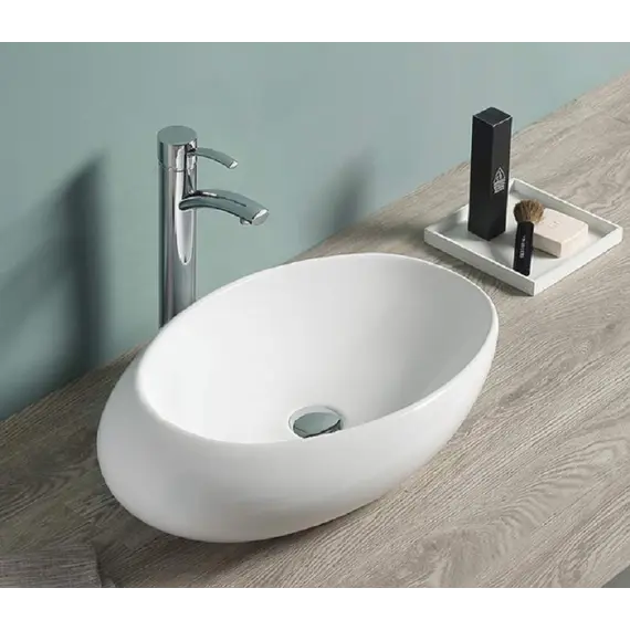 Раковина накладная овальная CeramaLux 78255