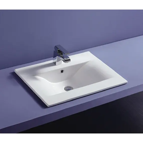 Раковина врезная прямоугольная CeramaLux JY-807