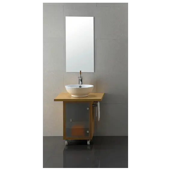 Раковина накладная круглая CeramaLux серия N 9002/9003А