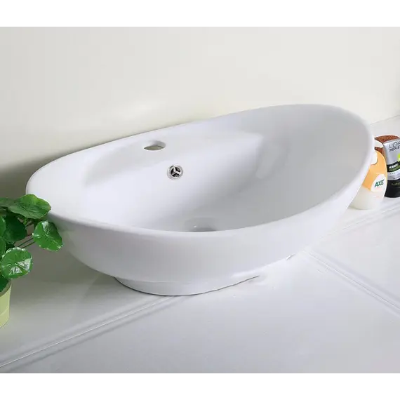 Раковина накладная овальная CeramaLux серия N 9018