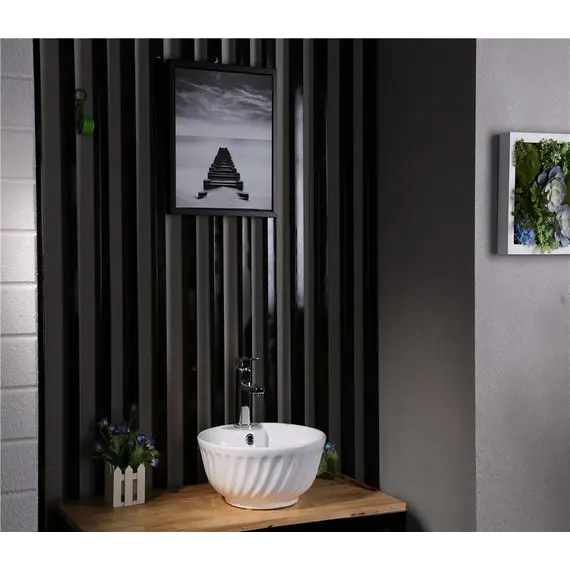 Раковина накладная круглая CeramaLux  9074