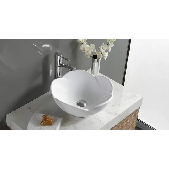 Раковина накладная круглая CeramaLux 9078