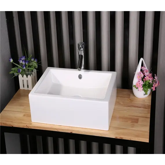 Раковина накладная,подвесная прямоугольная CeramaLux 9129