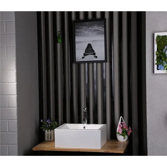 Раковина накладная,подвесная прямоугольная CeramaLux 9129